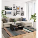 Casa si Gradina - Mobilier - Mese si birouri - Masute de cafea - Masuta de cafea, PAL laminat, 90x51x45 cm, gri grafit - Infinity.ro