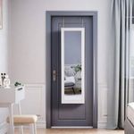 Casa si Gradina - Mobilier - Mobilier baie - Comode baie - Dulap de bijuterii cu oglinda, montare pe perete, incuietoare, 37x10x120cm, alb - Infinity.ro