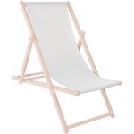 Casa si Gradina - Gradina si terasa - Mobilier exterior - Scaune si sezlonguri gradina - Sezlong pliabil din lemn de fag, autoasamblare, 120kg, gri deschis - Infinity.ro