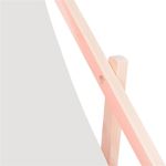 Casa si Gradina - Gradina si terasa - Mobilier exterior - Scaune si sezlonguri gradina - Sezlong pliabil din lemn de fag, autoasamblare, 120kg, gri deschis - Infinity.ro