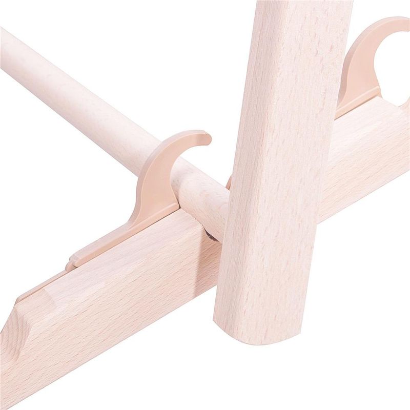 Casa si Gradina - Gradina si terasa - Mobilier exterior - Scaune si sezlonguri gradina - Sezlong pliabil din lemn de fag, autoasamblare, 120kg, gri deschis - Infinity.ro