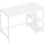 Casa si Gradina - Mobilier - Mese si birouri - Birouri - Birou cu 2 rafturi stanga sau dreapta, stil industrial, 60x120x76 cm, alb - Infinity.ro