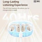 TV, Audio-Video si Foto - Portabile audio - Casti audio - Casti Fara Fir, Open Ear Clip-on Design, BT V5.4, IP57 Waterproof, 600mAh - Baseus (A00083501226-00) - White - Infinity.ro