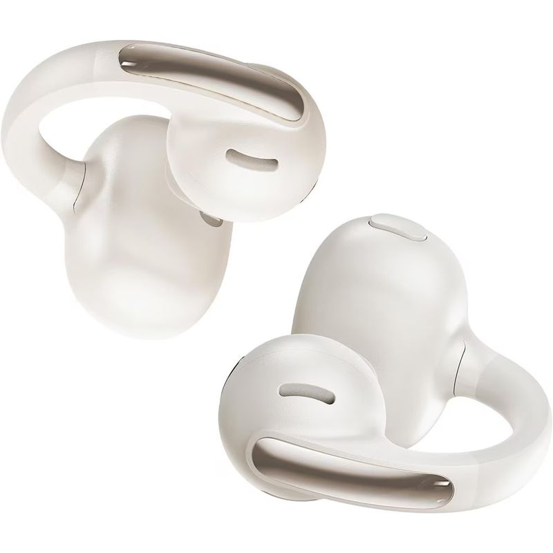 TV, Audio-Video si Foto - Portabile audio - Casti audio - Casti Fara Fir, Open Ear Clip-on Design, BT V5.4, IP57 Waterproof, 600mAh - Baseus (A00083501226-00) - White - Infinity.ro