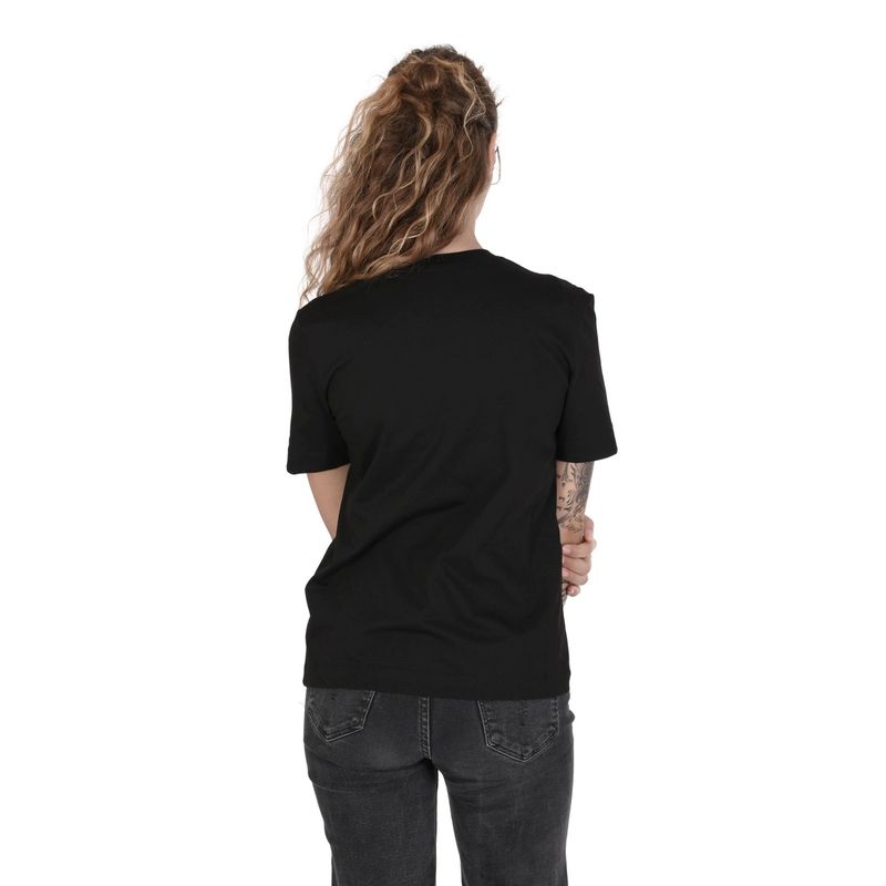Fashion, accesorii si bijuterii - Femei - Imbracaminte femei - Tricouri si topuri femei - Tricou dama Love Moschino 101714 M INTL Negru - Infinity.ro
