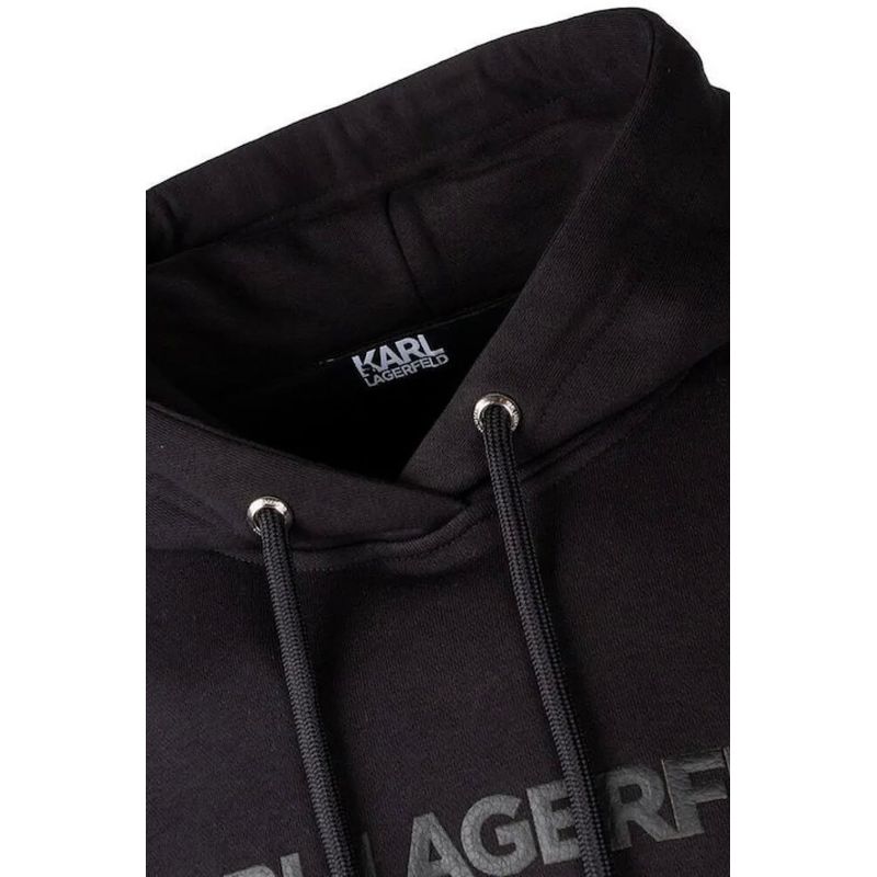 Fashion, accesorii si bijuterii - Barbati - Imbracaminte - Hanorace barbati - Hanorac Barbati Karl Lagerfeld 705066 Negru XL INTL - Infinity.ro