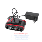 Casa si Gradina - Constructii - Scule electrice si accesorii - Acumulatori si incarcatoare scule electrice - Set 2 x Acumulatori APF Li-Ion 24V, compatibile cu acumulatori 88VF/48VF/36VF/24VF, 1.5-10.0Ah + Bit Magnetic - Infinity.ro