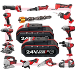 Casa si Gradina - Constructii - Scule electrice si accesorii - Acumulatori si incarcatoare scule electrice - Set 2 x Acumulatori APF Li-Ion 24V, compatibile cu acumulatori 88VF/48VF/36VF/24VF, 1.5-10.0Ah + Bit Magnetic - Infinity.ro