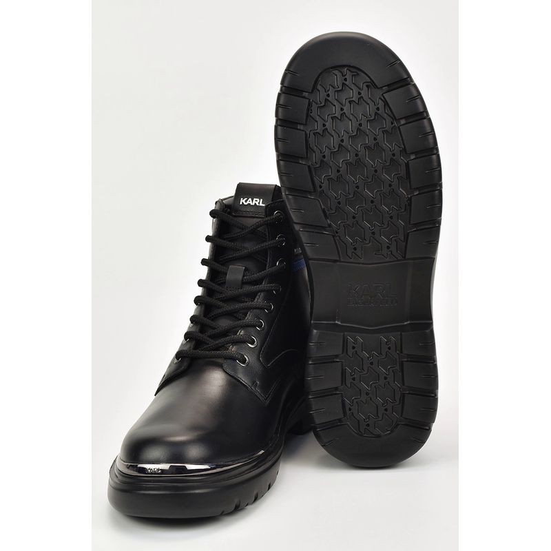 Fashion, accesorii si bijuterii - Barbati - Incaltaminte barbati - Ghete barbati - Ghete din Piele Karl Lagerfeld MASON KL13055 41 EU Negru - Infinity.ro