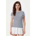 Fashion, accesorii si bijuterii - Femei - Imbracaminte femei - Tricouri si topuri femei - Tricou Dama Tommy Hilfiger DW0DW17383 S INTL Alb - Infinity.ro