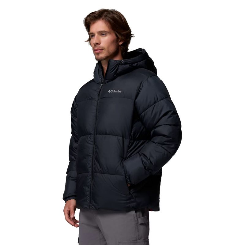 Fashion, accesorii si bijuterii - Barbati - Imbracaminte - Jachete si geci barbati - Geaca barbati Columbia Sportswear Puffect™ II cu gluga Negru XL INTL - Infinity.ro
