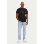 Fashion, accesorii si bijuterii - Barbati - Imbracaminte - Tricouri si bluze barbati - Tricou barbati Tommy Jeans Signature Dna L INTL Negru - Infinity.ro