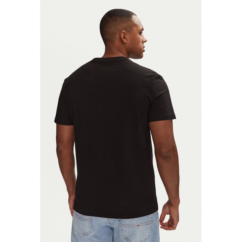 Fashion, accesorii si bijuterii - Barbati - Imbracaminte - Tricouri si bluze barbati - Tricou barbati Tommy Jeans Signature Dna L INTL Negru - Infinity.ro