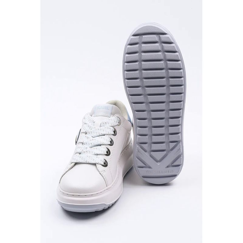 Fashion, accesorii si bijuterii - Femei - Incaltaminte femei - Sneakers si tenisi femei - Pantofi sport Karl Lagerfeld KAPRI LUG KL67530 36 EU Alb - Infinity.ro
