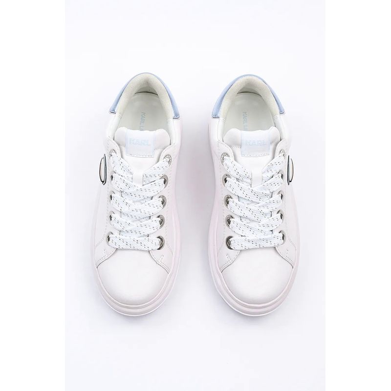 Fashion, accesorii si bijuterii - Femei - Incaltaminte femei - Sneakers si tenisi femei - Pantofi sport Karl Lagerfeld KAPRI LUG KL67530 36 EU Alb - Infinity.ro