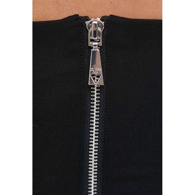 Fashion, accesorii si bijuterii - Femei - Imbracaminte femei - Camasi si bluze femei - Top dama Guess FIAMMA W4RH55 XS INTL Animal print - Infinity.ro