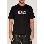 Fashion, accesorii si bijuterii - Barbati - Imbracaminte - Tricouri si bluze barbati - Tricou barbati Oversize Guess M4YI47 L INTL Negru - Infinity.ro