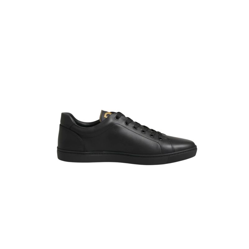 Fashion, accesorii si bijuterii - Barbati - Incaltaminte barbati - Sneakers si tenisi barbati - Pantofi sport barbati Dolce & Gabbana Street Life Low Top din piele 44 EU Negru - Infinity.ro