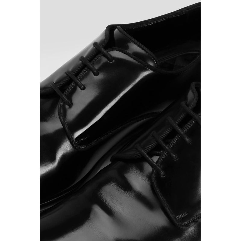 Fashion, accesorii si bijuterii - Barbati - Incaltaminte barbati - Pantofi barbati - Pantofi barbati Dolce & Gabbana Derby din piele de vitel Negru 42 EU - Infinity.ro