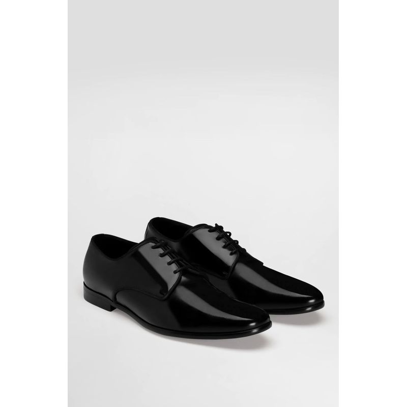 Fashion, accesorii si bijuterii - Barbati - Incaltaminte barbati - Pantofi barbati - Pantofi barbati Dolce & Gabbana Derby din piele de vitel Negru 42 EU - Infinity.ro