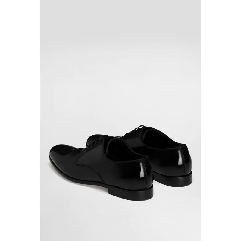 Fashion, accesorii si bijuterii - Barbati - Incaltaminte barbati - Pantofi barbati - Pantofi barbati Dolce & Gabbana Derby din piele de vitel Negru 42 EU - Infinity.ro