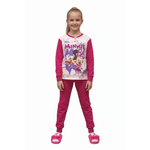 Fashion, accesorii si bijuterii - Copii - Lenjerie si pijamale copii - Pijamale copii - Pijamale copii Minnie Mouse DY50L1790, set 2 piese din bumbac 134-140 CM 9-10 ANI Fucsia - Infinity.ro