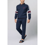 Fashion, accesorii si bijuterii - Barbati - Lenjerie si pijamale barbati - Pijamale barbati - Pijama barbati Lotto LP2131C, set 2 piese, bumbac 5XL INTL Bleumarin - Infinity.ro