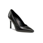 Fashion, accesorii si bijuterii - Femei - Incaltaminte femei - Pantofi femei - Pantofi cu toc subtire Heel Pump 90 Leather HW0HW01929 40 EU Negru - Infinity.ro
