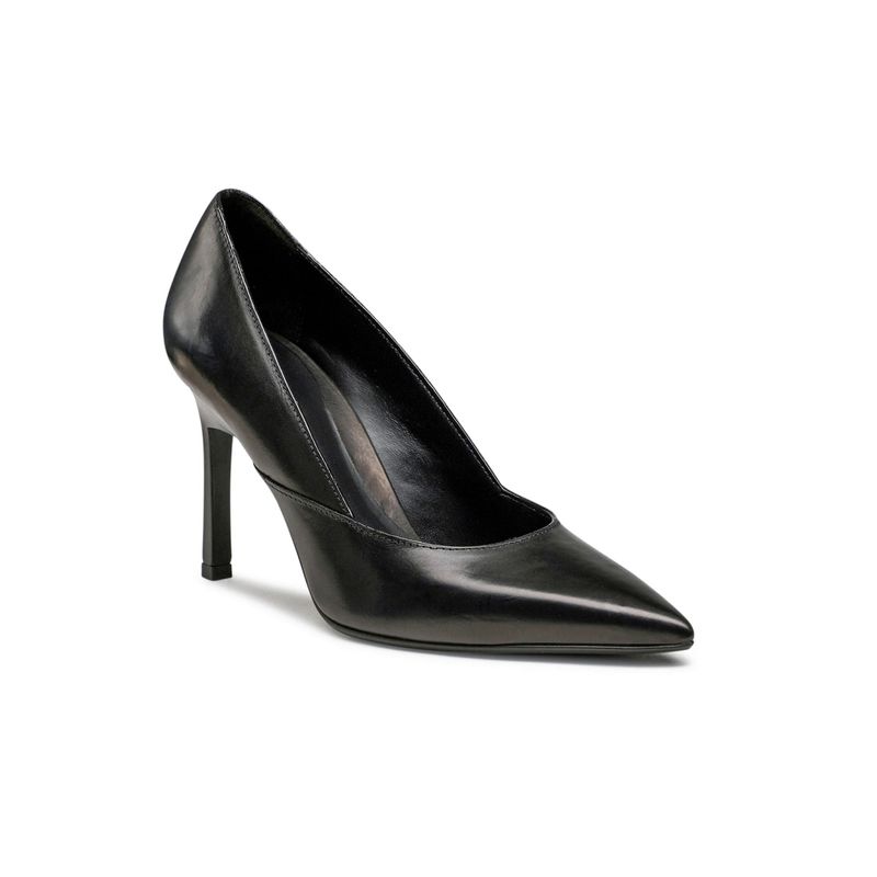 Fashion, accesorii si bijuterii - Femei - Incaltaminte femei - Pantofi femei - Pantofi cu toc subtire Heel Pump 90 Leather HW0HW01929 40 EU Negru - Infinity.ro