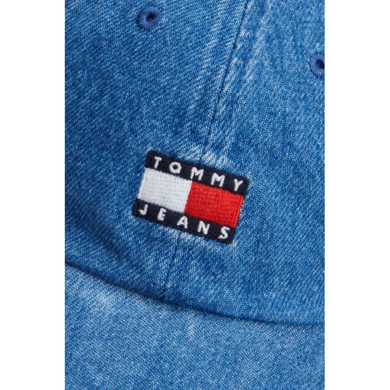 Sport si Outdoor - Echipament Sportiv - Accesorii echipament sportiv - Sepci si bentite sport - Sapca dama Tommy Jeans Tjw Heritage Cap Denim AW0AW16382 ONE SIZE Albastru - Infinity.ro