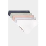 Fashion, accesorii si bijuterii - Femei - Lenjerie si pijamale femei - Lenjerie intima femei - Set 5 perechi de chiloti tanga Calvin Klein Underwear 000QD5224E Multicolor S INTL - Infinity.ro
