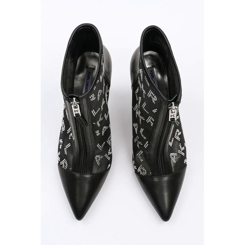 Fashion, accesorii si bijuterii - Femei - Incaltaminte femei - Botine femei - Botine dama Karl Lagerfeld SARABANDE KL30955 Negru 39 EU - Infinity.ro