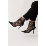 Fashion, accesorii si bijuterii - Femei - Incaltaminte femei - Botine femei - Botine dama Karl Lagerfeld SARABANDE KL30955 Negru 39 EU - Infinity.ro