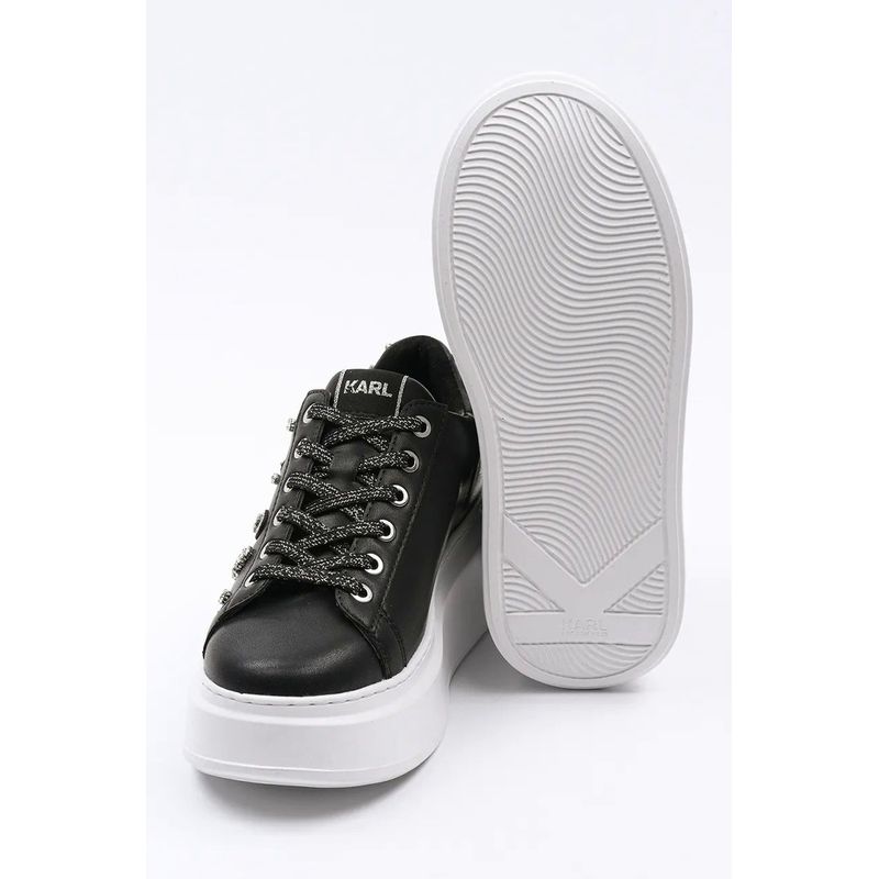 Fashion, accesorii si bijuterii - Femei - Incaltaminte femei - Sneakers si tenisi femei - Pantofi sport Karl Lagerfeld Ankapri KL63525 Negru 39 EU - Infinity.ro