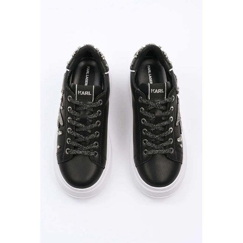 Fashion, accesorii si bijuterii - Femei - Incaltaminte femei - Sneakers si tenisi femei - Pantofi sport Karl Lagerfeld Ankapri KL63525 Negru 39 EU - Infinity.ro
