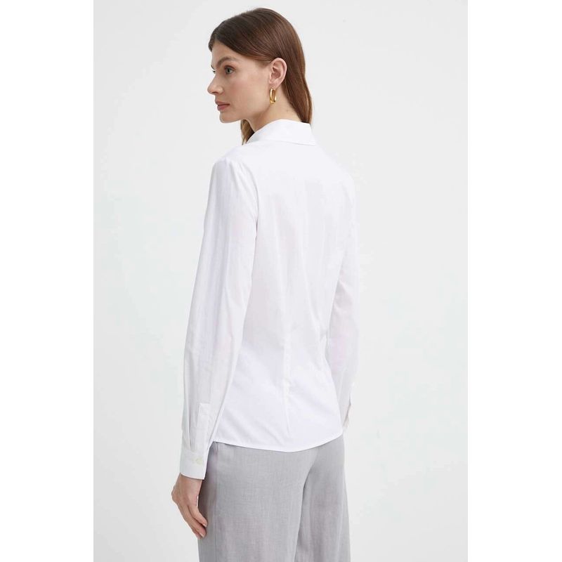 Fashion, accesorii si bijuterii - Femei - Imbracaminte femei - Camasi si bluze femei - Camasa dama Oxford Karl Lagerfeld 24WW1607 40 EU Alb - Infinity.ro