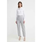 Fashion, accesorii si bijuterii - Femei - Imbracaminte femei - Camasi si bluze femei - Camasa dama Oxford Karl Lagerfeld 24WW1607 40 EU Alb - Infinity.ro