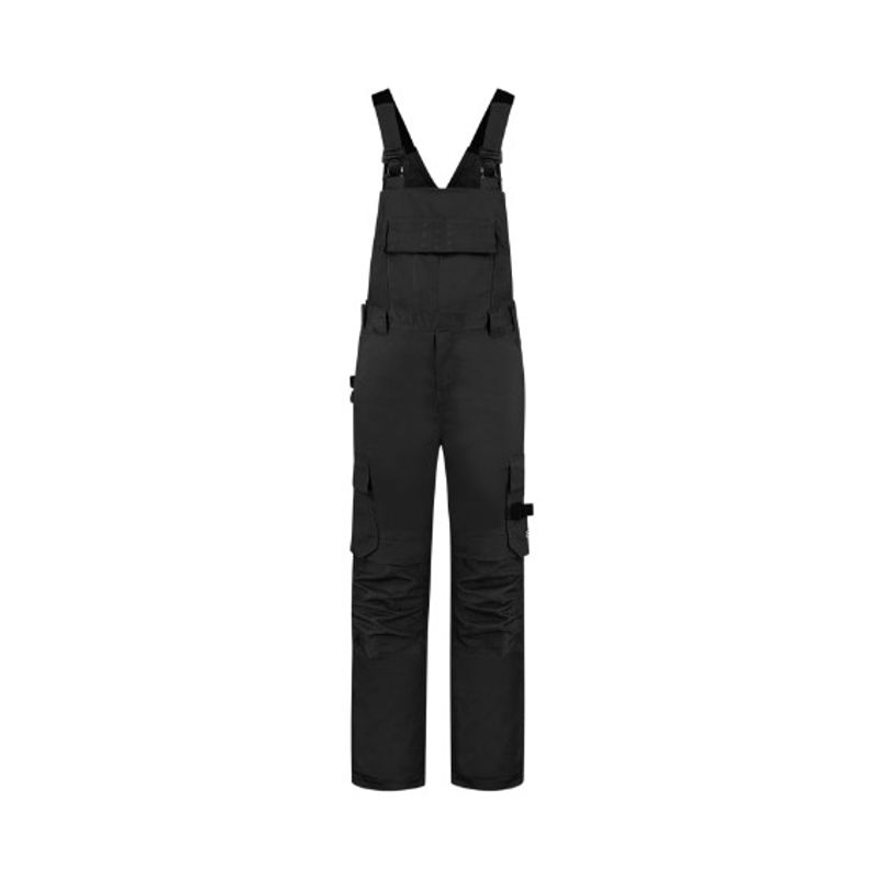 Casa si Gradina - Constructii - Echipamente de lucru - Imbracaminte protectia muncii - Salopeta unisex, Bib & Brace Twill Cordura T67, Malfini 56 Negru - Infinity.ro