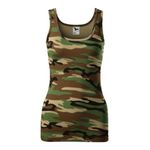 Sport si Outdoor - Echipament Sportiv - Imbracaminte sport - Maiouri sport - Top pentru dama, Camo Triumph C36, Malfini S Camuflaj Maro - Infinity.ro