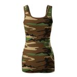 Sport si Outdoor - Echipament Sportiv - Imbracaminte sport - Maiouri sport - Top pentru dama, Camo Triumph C36, Malfini S Camuflaj Maro - Infinity.ro