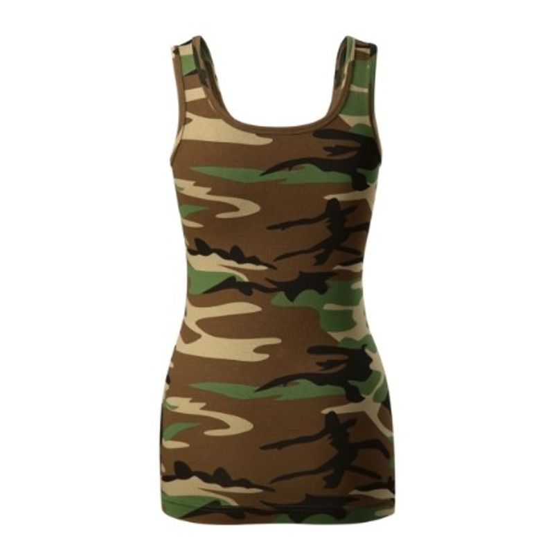 Sport si Outdoor - Echipament Sportiv - Imbracaminte sport - Maiouri sport - Top pentru dama, Camo Triumph C36, Malfini S Camuflaj Maro - Infinity.ro