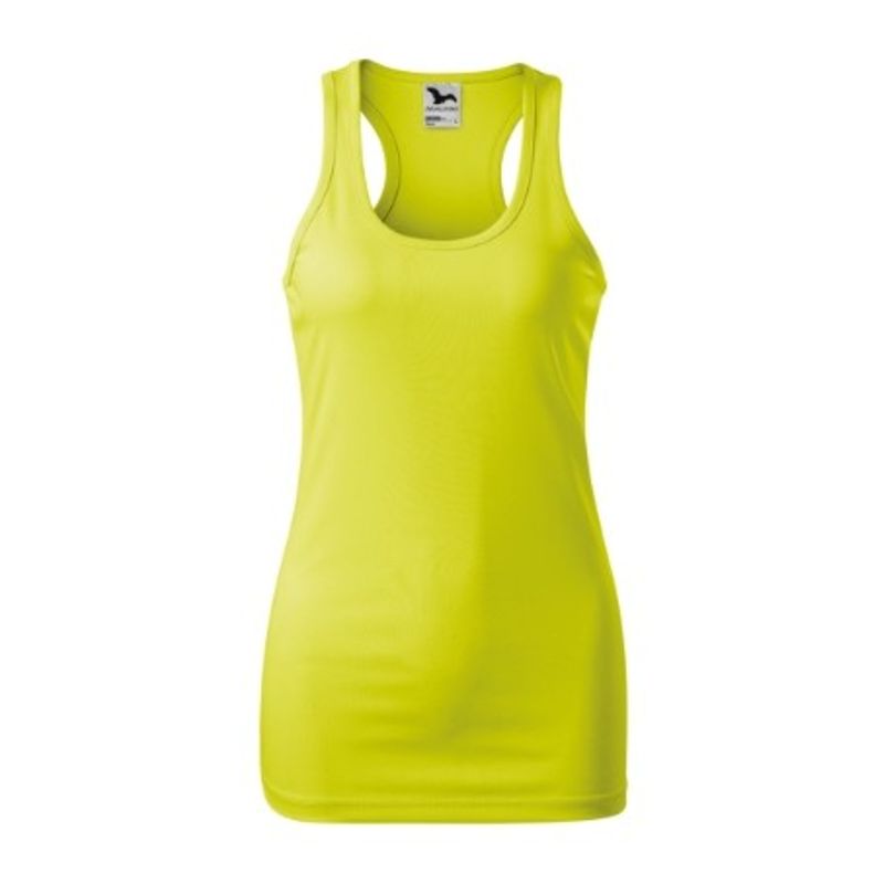 Sport si Outdoor - Echipament Sportiv - Imbracaminte sport - Maiouri sport - Top pentru dama, Racer 167, Malfini Galben 2XL - Infinity.ro