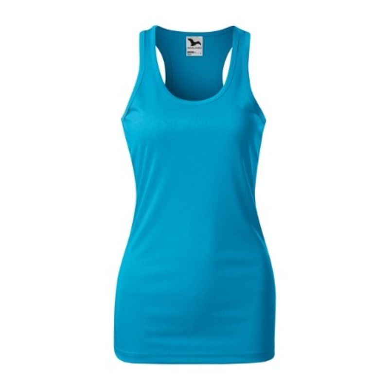 Sport si Outdoor - Echipament Sportiv - Imbracaminte sport - Maiouri sport - Top pentru dama, Racer 167, Malfini Turcoaz 2XL - Infinity.ro