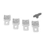 Casa si Gradina - Electrice - Smart Home - Accesorii control acces si supraveghere - Cutie distributie IP67 din ABS gri, usa mata, placa metalica, 400x500x240 mm PD405024 - Infinity.ro
