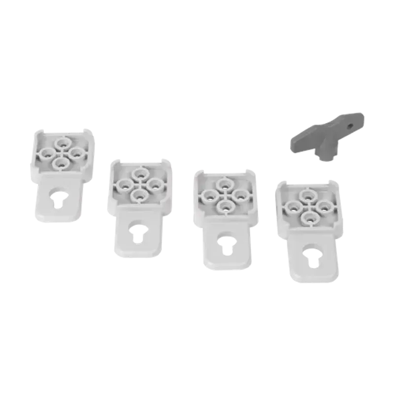 Casa si Gradina - Electrice - Smart Home - Accesorii control acces si supraveghere - Cutie distributie IP67 din ABS gri, usa mata, placa metalica, 400x500x240 mm PD405024 - Infinity.ro