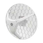 PC, gaming si accesorii - Retelistica - Wireless - Antene retelistica si accesorii - LHG 5 ax antena 24.5dBi 5GHz, 802.11ax, 1 x Gigabit, PoE - MikroTik LHG-5axD - Infinity.ro