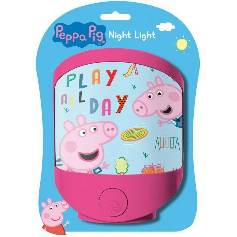 Casa si Gradina - Corpuri si surse de iluminat - Veioze si lampi - Lampi de veghe copii - Lampa de veghe Peppa Pig , 13.5x15 cm - Infinity.ro
