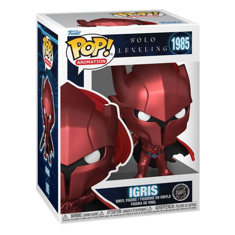 Jucarii, Copii si Bebe - Jucarii si jocuri - Figurine - Solo Leveling POP! Animation Vinyl Figure Igris with Chase 9 cm - Infinity.ro
