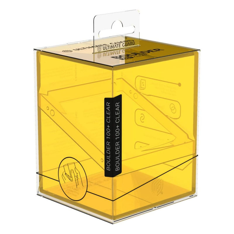 Jucarii, Copii si Bebe - Jucarii si jocuri - Figurine - Ultimate Guard Boulder 100+ Clear - Amber - Infinity.ro