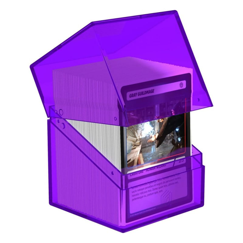Jucarii, Copii si Bebe - Jucarii si jocuri - Figurine - Ultimate Guard Boulder 100+ Clear - Amethyst - Infinity.ro